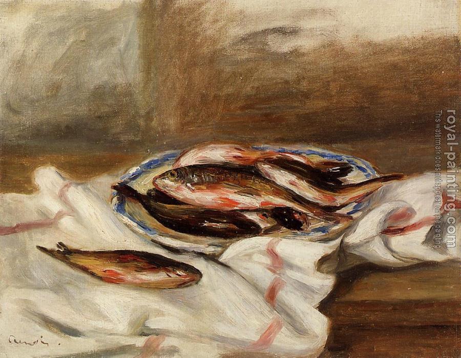 Pierre Auguste Renoir : Still Life with Fish